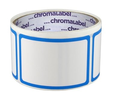 ChromaLabel 2 x 3 Inch Rectangular Dry Erase Labels White Board Sticker Easy Peel Off Label Ideal as Storage Bin and Tile Labels Pack of 50 Dry Erase Sticky Notes