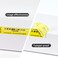 CHTEP TAMPER ChtepTamper TamperEvident Security Labels Yellow 1x354 inches