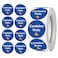 SMARSTICKER Contains Nuts Labels 1 inch Allergen Warning Stickers Allergen Allergy Warning Labels Round Allergies Food Rotation Advisory Circle Dots for Jars Glass Bottle Retail Packaging 500 pcs per