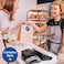 SMARSTICKER Contains Nuts Labels 1 inch Allergen Warning Stickers Allergen Allergy Warning Labels Round Allergies Food Rotation Advisory Circle Dots for Jars Glass Bottle Retail Packaging 500 pcs per