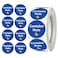 SMARSTICKER Contains Nuts Labels 1 inch Allergen Warning Stickers Allergen Allergy Warning Labels Round Allergies Food Rotation Advisory Circle Dots for Jars Glass Bottle Retail Packaging 500 pcs per