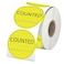 wootile Counted Stickers 2 Inch Counted Inventory Control Labels 500 Pcs Counted Shipping Labels Round Circle Counted Stickers for Round Adhesive Writable Inventory Control Shipping and Inventory Yell