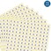 dealzEpic Alphabet Stickers of The Letter E Small Round Paper SelfAdhesive Peel and Stick Letter Labels Set of 15 Sheets