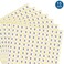 dealzEpic Alphabet Stickers of The Letter S Small Round Paper SelfAdhesive Peel and Stick Letter Labels Set of 15 Sheets