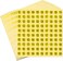 dealzEpic Black Numbers on Yellow Stickers 101 to 200 Round Self Adhesive Stickers InventoryStorage Organizing Stickers Set of 15 Sheets