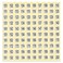 dealzEpic Number Stickers 101 to 200 Round SelfAdhesive Stickers Set of 15 Sheets