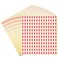 dealzEpic Red Rectangle Arrow Stickers Self Adhesive Peel and Stick LabelProducts Inspection Defect Indicator Pack of 15 Sheets