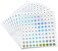 dealzEpic Reflective Laser Number Stickers 1 to 20 Round Self Adhesive Stickers InventoryStorage Organizing Stickers Set of 10 Sheets