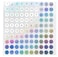 dealzEpic Reflective Laser Number Stickers 1 to 20 Round Self Adhesive Stickers InventoryStorage Organizing Stickers Set of 10 Sheets