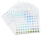 dealzEpic Reflective Laser Number Stickers 1 to 20 Round Self Adhesive Stickers InventoryStorage Organizing Stickers Set of 10 Sheets