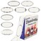 DGBDPACK 400 Dissolvable Canning Labels for Mason Jars Small Pantry Labels 1 x 2 inch WaterSoluble Stickers8 Designs