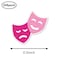 GUVSPTI Drama Masks Planner Stickers 05 Inch Theater Scrapbooking Arts Calendar Kids Crafting 208Pack