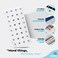 Emraw Super Great White Round Reinforcement Label Great for School Home Office 1632 Labels