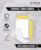 enKo 4 x 6 Thermal Fan Fold Labels Compatible for Rollo Printer Labels 1 Stack of 500 4x6 Label Zebra Printer Mailing Postal Label Paper Perforated Permanent Adhesive