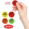 Epakh 2000 Pcs Use First Stickers Food Service 15 Inch Inventory Control Labels for Restaurant Permanent Adhesive Food Circle Dot Label PaperRed Green Orange Yellow with Black Text