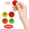 Epakh 2000 Pcs Use First Stickers Food Service 15 Inch Inventory Control Labels for Restaurant Permanent Adhesive Food Circle Dot Label PaperRed Green Orange Yellow with Black Text
