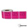 OfficeSmartLabels Final Sale Stickers No Returns No Refunds 15 x 15 Inch Square in Neon Pink for Retail Grocery Clearance Final Sales Garage Yard Sale Rummage Thrift Stores Labels 300 Labels per Roll