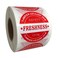 reMarkable Food Delivery Tamper Evident Stickers Sealed for Freshness Labels 2 Inch Red Round Adhesive Stickers for Safe Food delivery 500 pcs