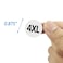 FuraHa 1000PCS 4XL Clothing Size Stickers Labels 78 Round Self Adhesive Size Stickers for Clothing T Shirts Retail