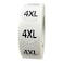 FuraHa 1000PCS 4XL Clothing Size Stickers Labels 78 Round Self Adhesive Size Stickers for Clothing T Shirts Retail