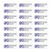 MANWU GFCI Protected Outlet Receptacle Plates Label Sticker Decal Blue Print On Clear remarking 96pcs 027 x 095