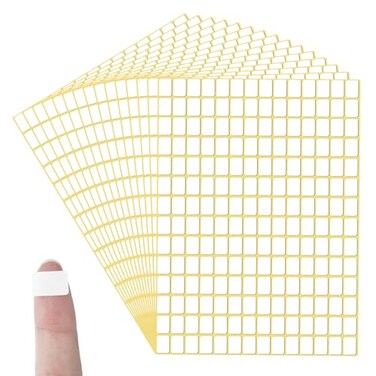 Gjinxi 2940PCS Matte White Labels Small Blank Labels Price Stickers Removable Sticky Name Tags