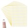 Gjinxi 2940PCS Matte White Labels Small Blank Labels Price Stickers Removable Sticky Name Tags