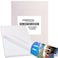 SUMMERSTAR Glossy White Sticker Paper A4 Printable Full Sheet Labels Dries Quickly Vivid Colors Holds Ink Well Inkjet Laser Printer 20 Sheet Pack