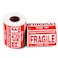 GMKbuy 3 x 2 Inch 500 Pack 2 Fragile Stickers for Shipping Moving Easy Tear Permanent Adhesive Handle with Care Stickers for Shipping Box Carton Parcel Package Pallet More