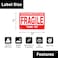 GMKbuy 3 x 2 Inch 500 Pack 2 Fragile Stickers for Shipping Moving Easy Tear Permanent Adhesive Handle with Care Stickers for Shipping Box Carton Parcel Package Pallet More