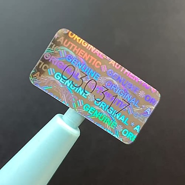 GQYHLABO Hologram Tamper Evident Stickers 280pcs Warranty Void Seal Original Genuine Authentic High Security LabelsStickers with Unique Serial Number 078x04inch Silver