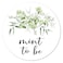 MAGJUCHE Greenery Mint to Be Stickers 1 Inch Wedding Party Favor Sticker Labels 120Pack