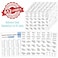 Hebayy 612 Script Pantry Food Labels Water Oil Resistant Pantry Label Stickers Food Jar Label for Organization and Storage
