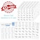 Hebayy 612 Script Pantry Food Labels Water Oil Resistant Pantry Label Stickers Food Jar Label for Organization and Storage