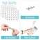 Hebayy 612 Script Pantry Food Labels Water Oil Resistant Pantry Label Stickers Food Jar Label for Organization and Storage