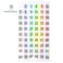 Honbay 1 to 300 Round Reflective Laser Number Stickers Self Adhesive Label Stickers Inventory Storage Organizing Sticker for DIY Craft Marking Numbering Manicure Tool 2 Set 10mm