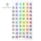 Honbay 1 to 300 Round Reflective Laser Number Stickers Self Adhesive Label Stickers Inventory Storage Organizing Sticker for DIY Craft Marking Numbering Manicure Tool 2 Set 10mm