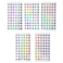 Honbay 1 to 300 Round Reflective Laser Number Stickers Self Adhesive Label Stickers Inventory Storage Organizing Sticker for DIY Craft Marking Numbering Manicure Tool 2 Set 10mm