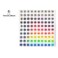 Honbay 1 to 500 Round Reflective Laser Number Stickers Self Adhesive Label Stickers Inventory Storage Organizing Sticker for DIY Craft Marking Numbering Manicure Tool 2 Set 10mm