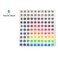Honbay 1 to 500 Round Reflective Laser Number Stickers Self Adhesive Label Stickers Inventory Storage Organizing Sticker for DIY Craft Marking Numbering Manicure Tool 2 Set 10mm