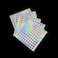 Honbay 1 to 500 Round Reflective Laser Number Stickers Self Adhesive Label Stickers Inventory Storage Organizing Sticker for DIY Craft Marking Numbering Manicure Tool 2 Set 10mm