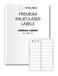 HouseLabels 200 Sheets 4000 Labels 20UP ShippingMailing Labels 40 x 10 BPA Free