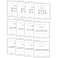 HVSWLY 12PCS Bathroom Labels for BottlesMinimalist Bathroom Organization LabelsWaterproof Bottle Labels for Shampoo Conditioner Body WashWhite