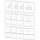 HVSWLY 12PCS Bathroom Labels for BottlesMinimalist Bathroom Organization LabelsWaterproof Bottle Labels for Shampoo Conditioner Body WashWhite