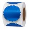 hycodest Hycodest 2 Certificate Paper Reward Stickers Embossing Labels with Serrated Edge 300 Stickers Bright Foil Paper Blue