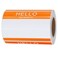 hycodest Hycodest Hello My Name is Labels 200 Stickers of One Roll Writable Name Tag 225 x 35 Inch Name Badges for Events Conferences and Parties Orange 1 Roll