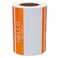 hycodest Hycodest Hello My Name is Labels 200 Stickers of One Roll Writable Name Tag 225 x 35 Inch Name Badges for Events Conferences and Parties Orange 1 Roll