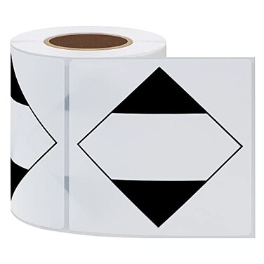 hycodest Hycodest Shipping Labels Transport Stickers Limited Quantity of Dangerous Goods Black Diamond Label 3x3 200 Per Roll