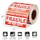 InpourPack 4 x 6 Fragile Stickers for Shipping Handle with Care Fragile Labels Strong Adhesive for Moving Thank You Warning Packing Shipping Label Stickers 500 Labels1 Roll