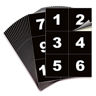 iSYFIX Black Consecutive Number Stickers 1 to 100 3inch 1 Set Vinyl Self Adhesive Premium Decal Ideal for Inventory Storage Organizing Boxes Bins Toolbox Lockers More IndoorOutdoor